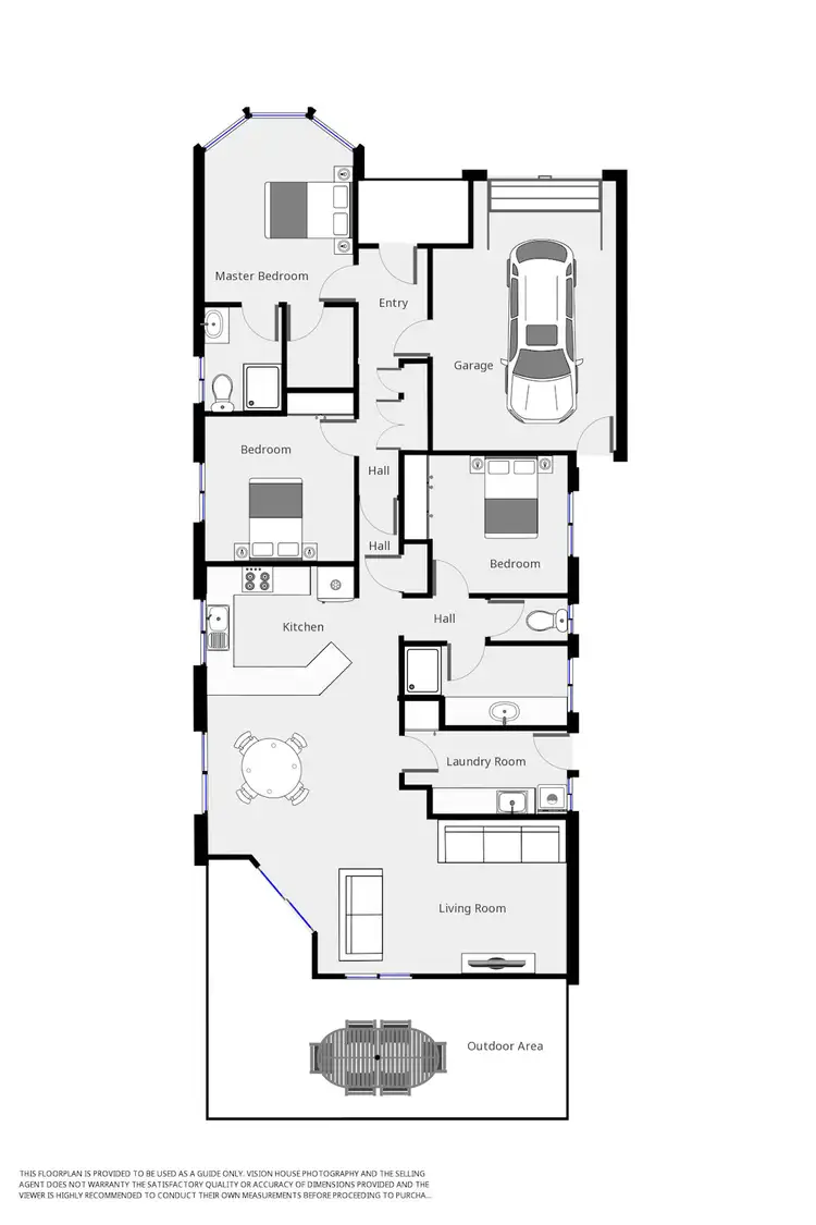 Floorplan of Homely townhouse listing, 357A Eleventh Street, Mildura VIC 3500