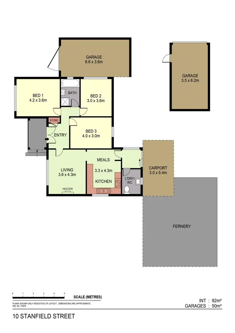 Floorplan of Homely house listing, 10 Stanfield Street, Long Gully VIC 3550