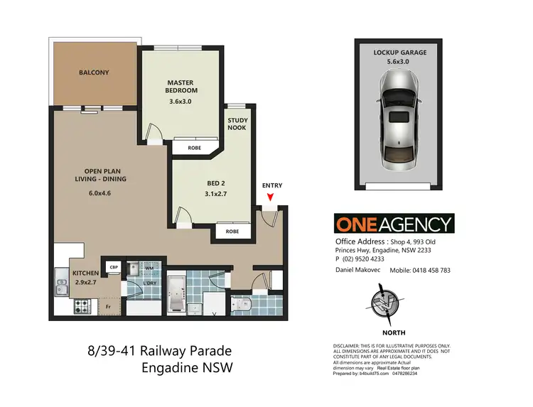 Floorplan of Homely unit listing, 8/39-41 Railway Parade, Engadine NSW 2233