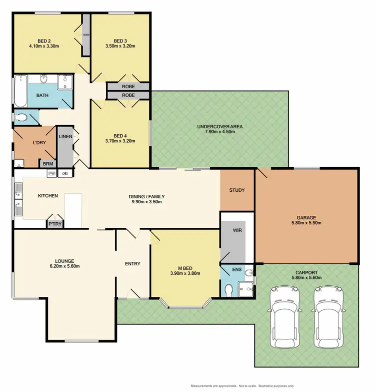 Floorplan of Homely house listing, 43 Maryville Way, Thurgoona NSW 2640