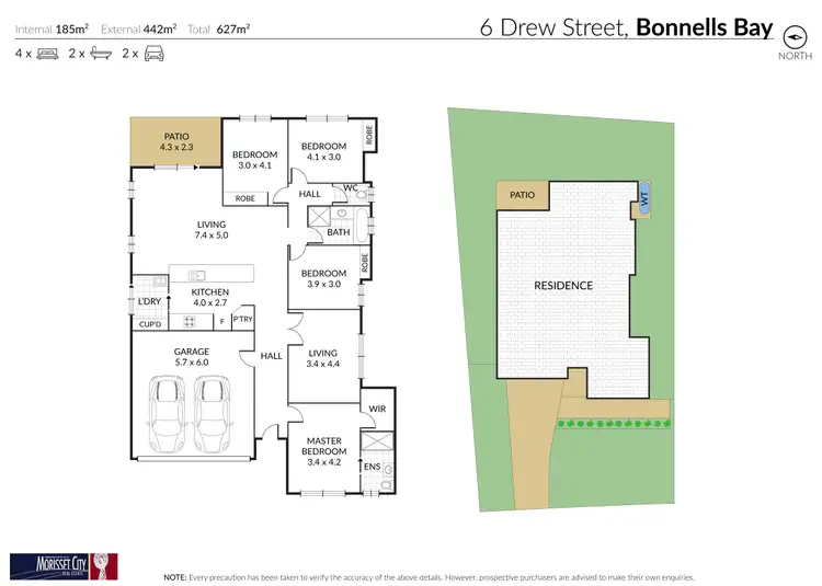 Floorplan of Homely house listing, 6 Drew Street, Bonnells Bay NSW 2264