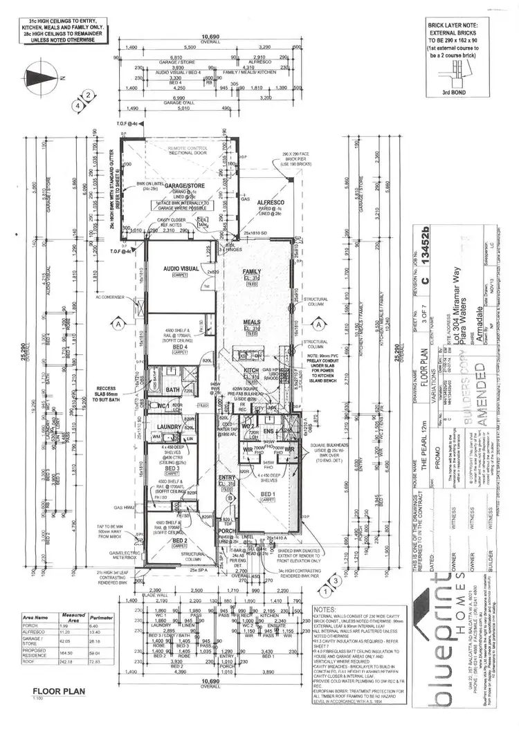 Floorplan of Homely house listing, 35 Miramar Way, Piara Waters WA 6112