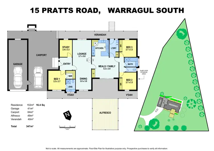 Floorplan of Homely rural property listing, 15 Pratts Road, Warragul VIC 3820