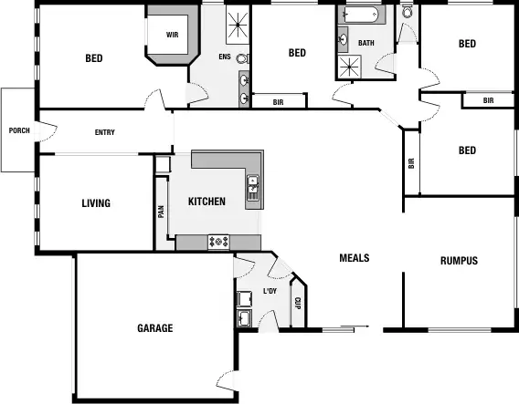 Floorplan of Homely house listing, 16 Sunnybrae Circuit, Cairnlea VIC 3023