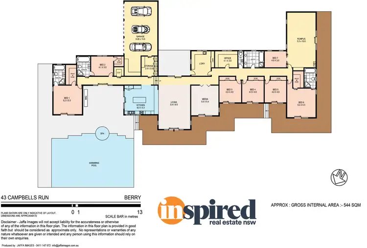 Floorplan of Homely house listing, 43 CAMPBELLS RUN, Berry NSW 2535