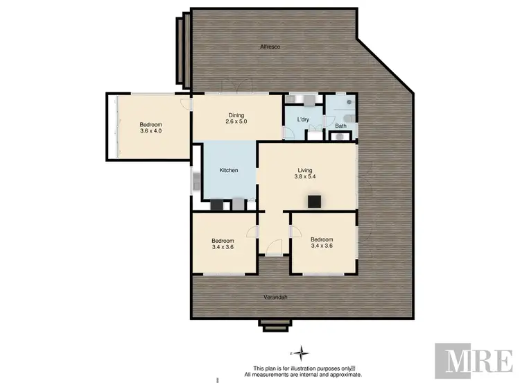 Floorplan of Homely rural property listing, 122 Magills Lane, Maindample VIC 3723