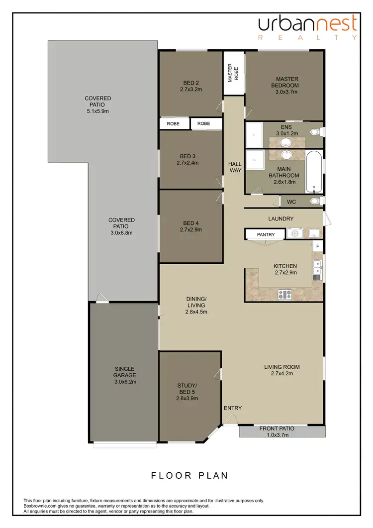 Floorplan of Homely house listing, 5 Sika Court, Chermside West QLD 4032