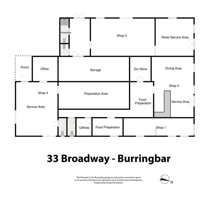 Floorplan of Homely house listing, 33 Broadway, Burringbar NSW 2483