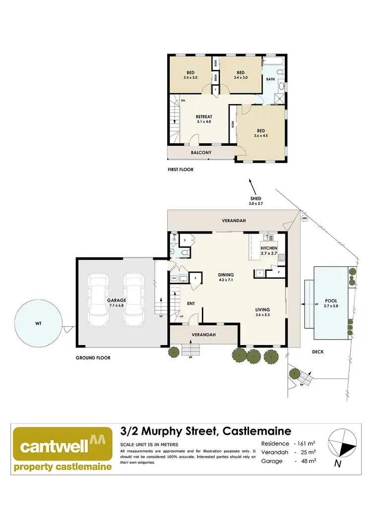 Floorplan of Homely house listing, 3/2 Murphy Street, Castlemaine VIC 3450