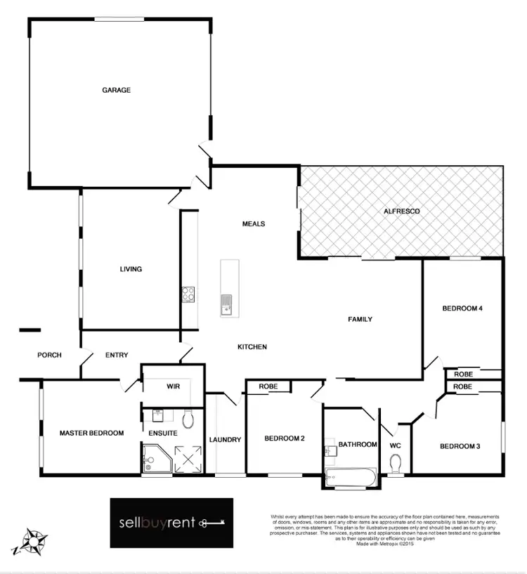 Floorplan of Homely house listing, 48 STREETS ROAD, Wodonga VIC 3690