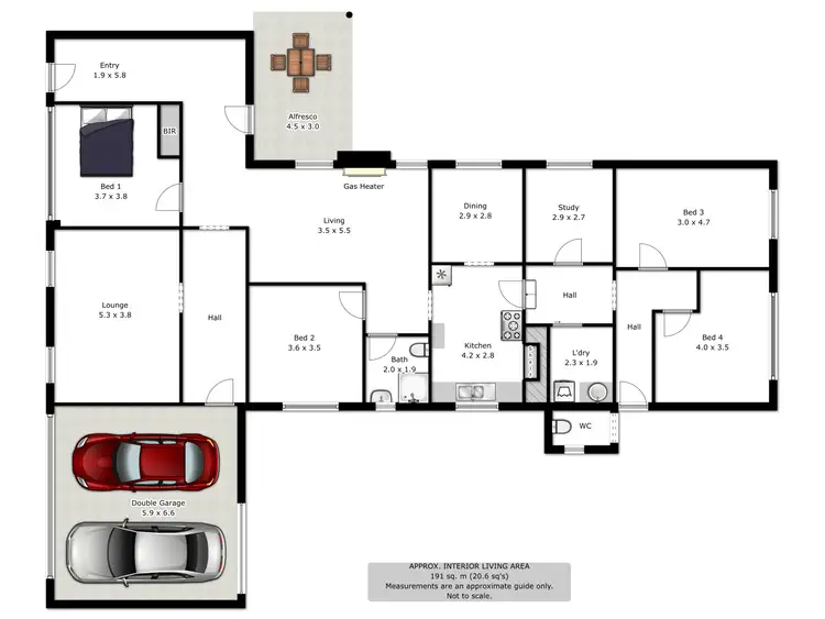 Floorplan of Homely house listing, 439 McDonald Road, Lavington NSW 2641