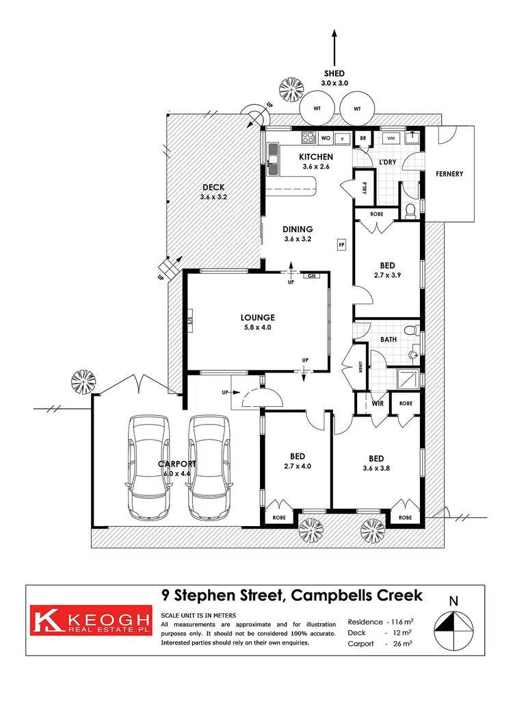 Floorplan of Homely house listing, 9 Stephen Street, Campbells Creek VIC 3451