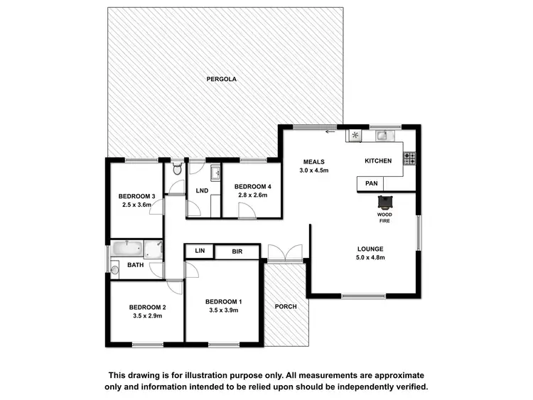 Floorplan of Homely house listing, 10 Eighth Street, Millicent SA 5280
