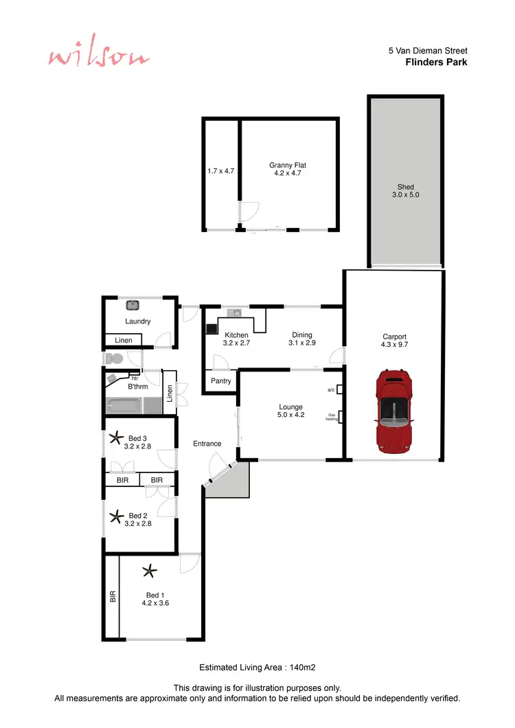 Floorplan of Homely house listing, 5 Van Dieman Street, Flinders Park SA 5025