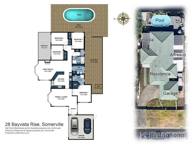 Floorplan of Homely house listing, 28 Bayvista Rise, Somerville VIC 3912
