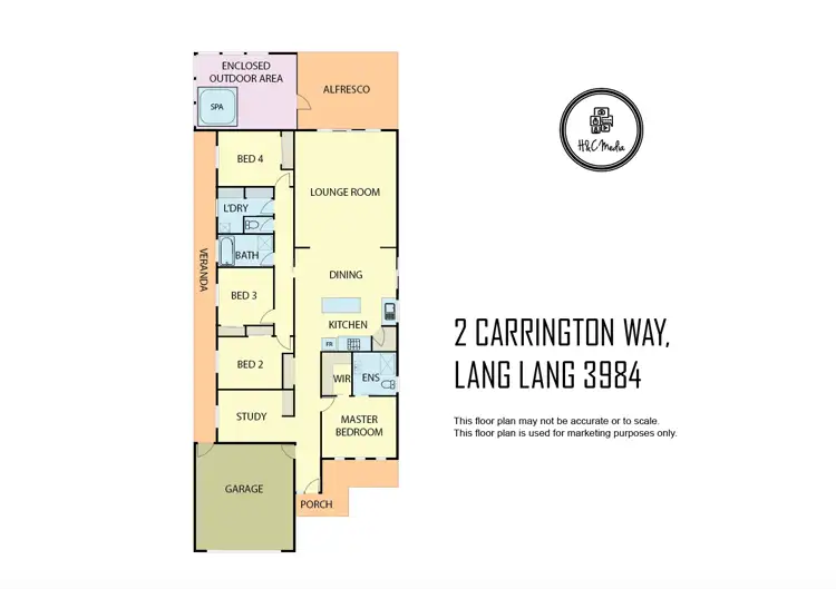 Floorplan of Homely house listing, 2 Carrington Way, Lang Lang VIC 3984