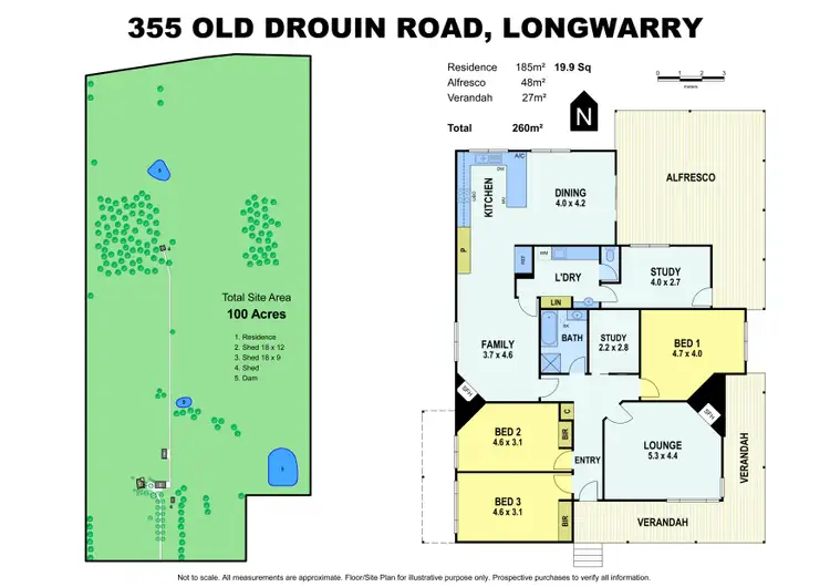 Floorplan of Homely rural property listing, 355 Old Drouin Road, Longwarry VIC 3816