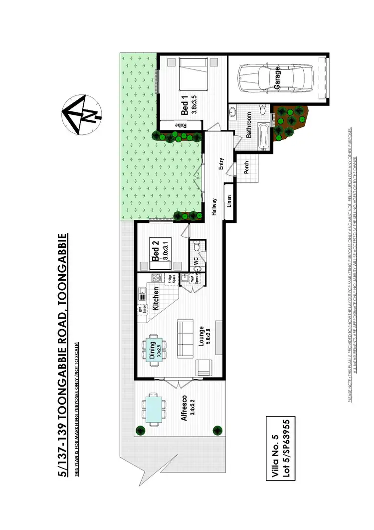 Floorplan of Homely villa listing, 5/137-139 Toongabbie, Toongabbie NSW 2146