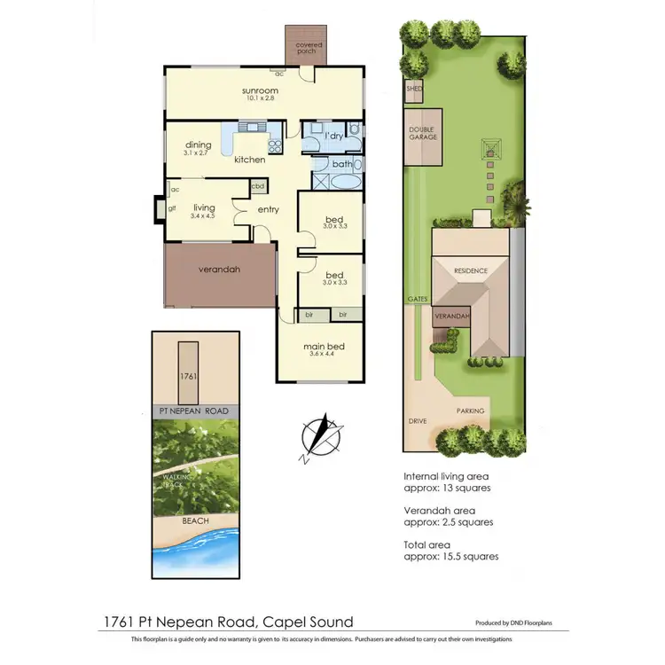 Floorplan of Homely house listing, 1761 Point Nepean Road, Capel Sound VIC 3940