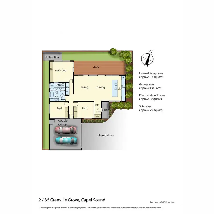 Floorplan of Homely land listing, LOT 2/36 Grenville Grove, Capel Sound VIC 3940