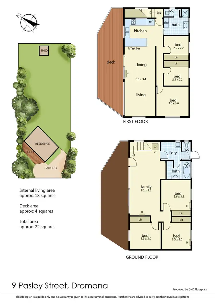 Floorplan of Homely house listing, 9 Pasley Street, Dromana VIC 3936