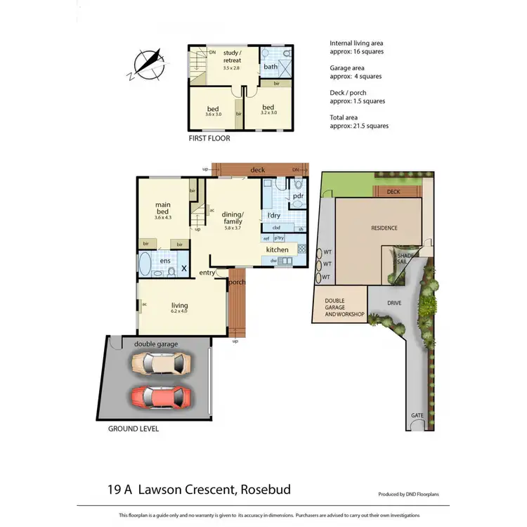 Floorplan of Homely house listing, 19A Lawson Crescent, Rosebud VIC 3939