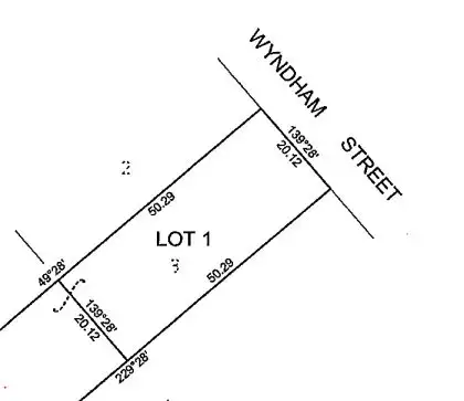 Floorplan of Homely land listing, 4 Wyndham Street, Newstead VIC 3462