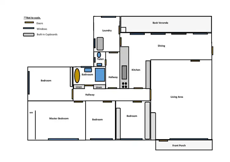 Floorplan of Homely house listing, 10-12 Gilmore Street, Coolah NSW 2843