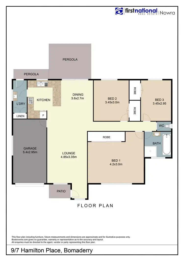 Floorplan of Homely villa listing, 9/7 Hamilton Place, Bomaderry NSW 2541