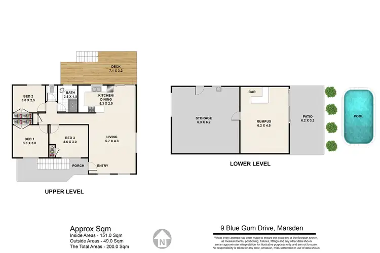 Floorplan of Homely house listing, 9 Blue Gum Drive, Marsden QLD 4132