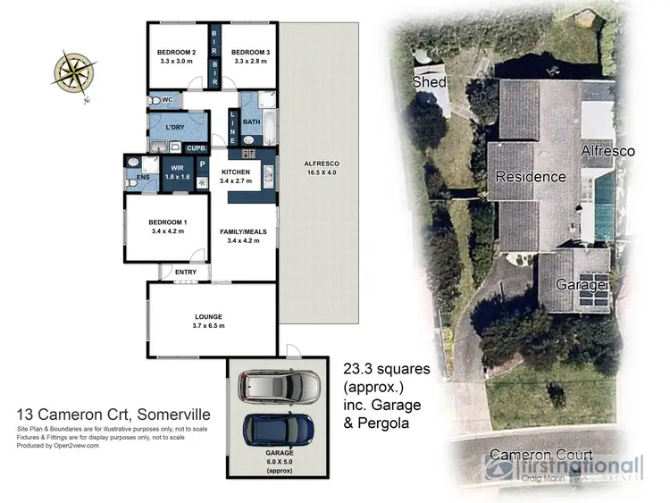 Floorplan of Homely house listing, 13 Cameron Court, Somerville VIC 3912