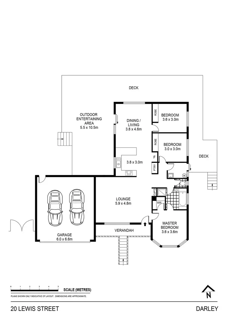 Floorplan of Homely house listing, 20 Lewis Street, Darley VIC 3340