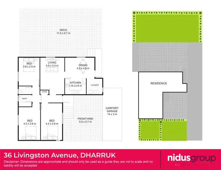 Floorplan of Homely house listing, 36 Livingston Avenue, Dharruk NSW 2770