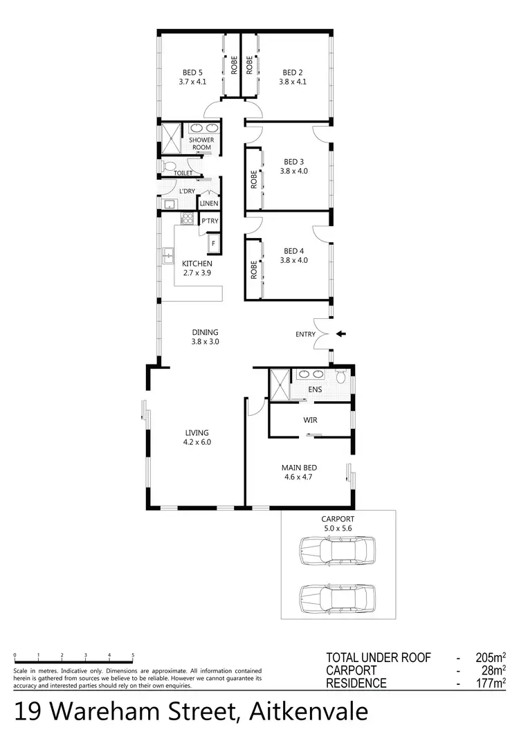 Floorplan of Homely house listing, 19 Wareham Street, Aitkenvale QLD 4814