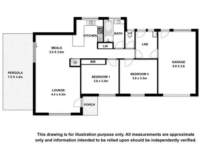Floorplan of Homely house listing, 4/9B Seventh Street, Millicent SA 5280