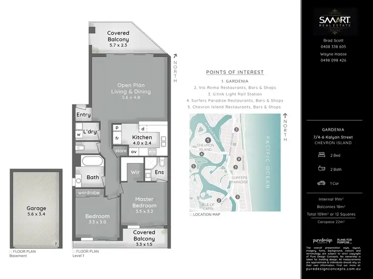 Floorplan of Homely house listing, 7/4 Kalyan Street, Chevron Island QLD 4217