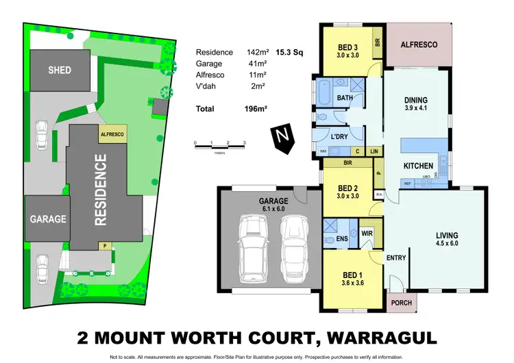 Floorplan of Homely house listing, 2 Mount Worth Court, Warragul VIC 3820