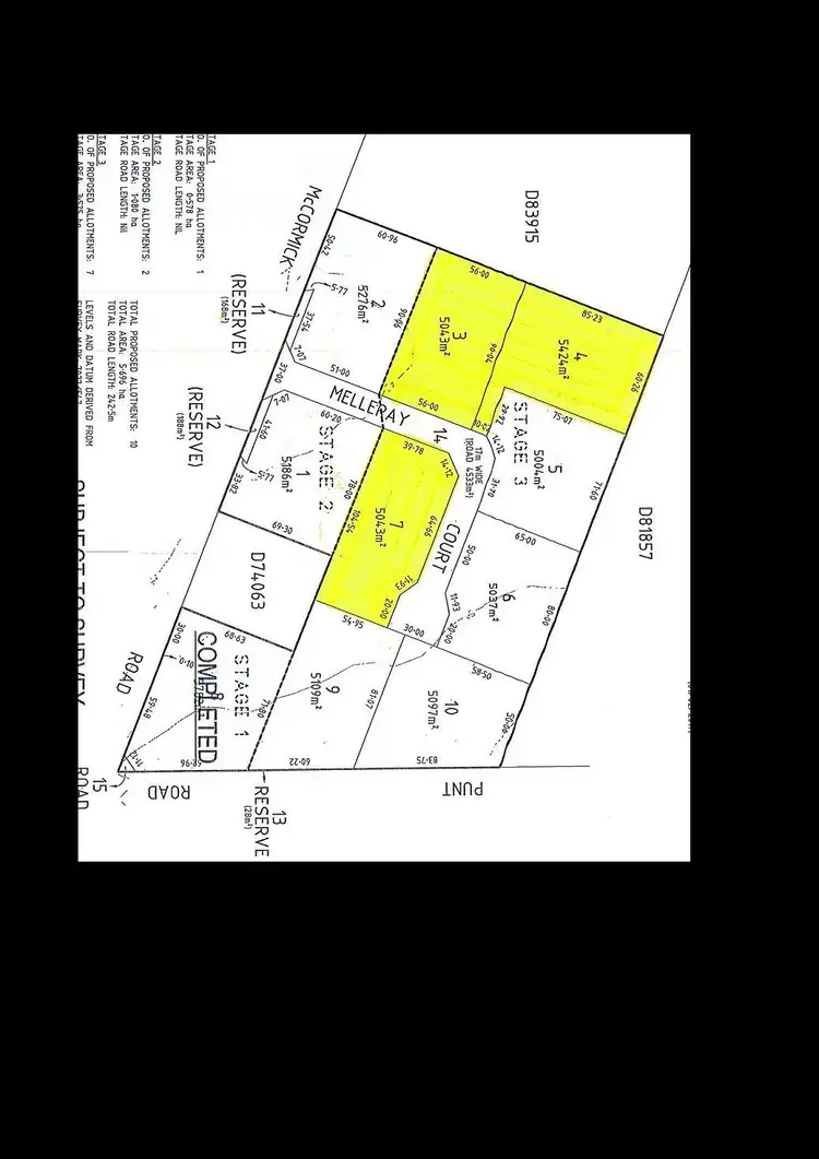 Floorplan of Homely land listing, LOT 4 Melleray Court, Mount Gambier SA 5290