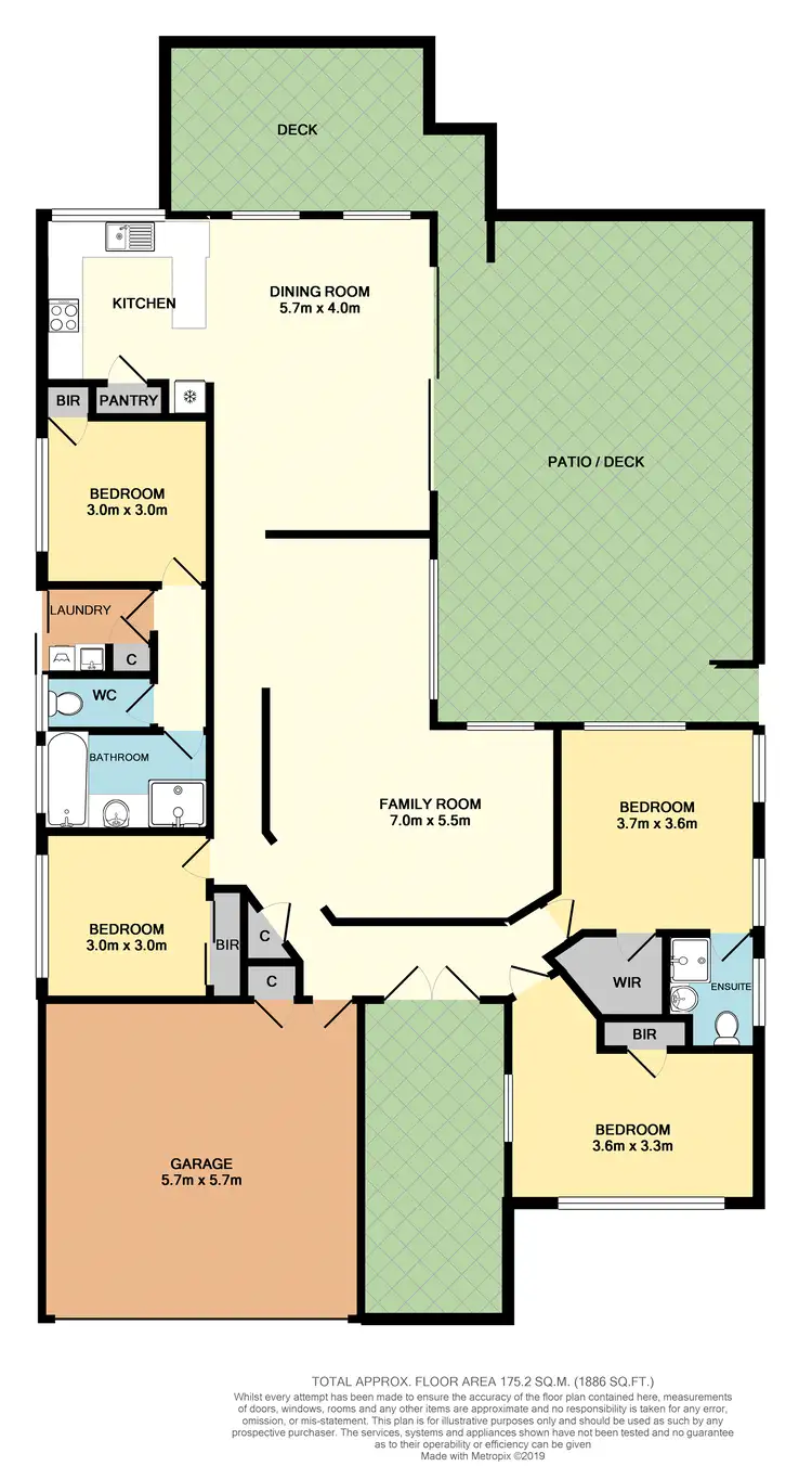 Floorplan of Homely house listing, 12 Lennox Street, Pacific Pines QLD 4211