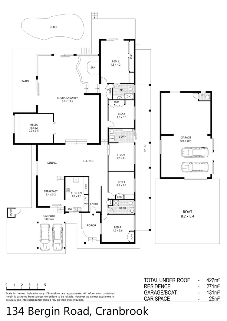 Floorplan of Homely house listing, 134 Bergin Road, Cranbrook QLD 4814