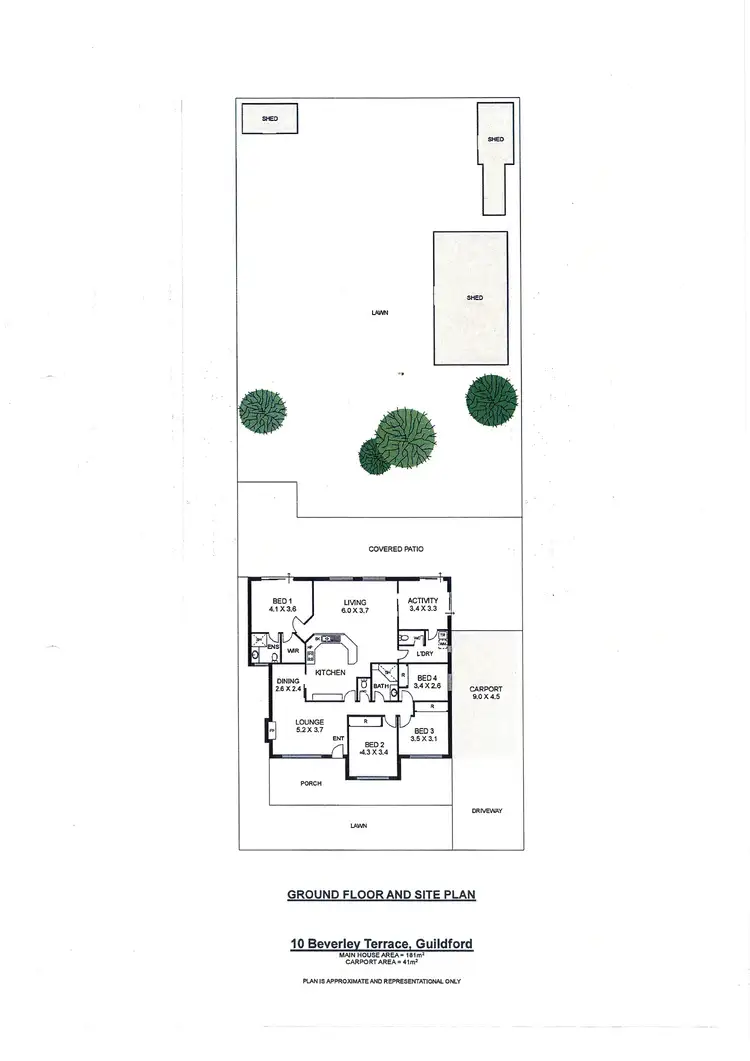 Floorplan of Homely house listing, 10 Beverley Terrace, South Guildford WA 6055