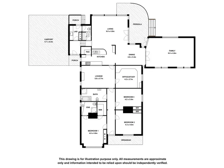 Floorplan of Homely house listing, 34 Ferrers Street, Mount Gambier SA 5290