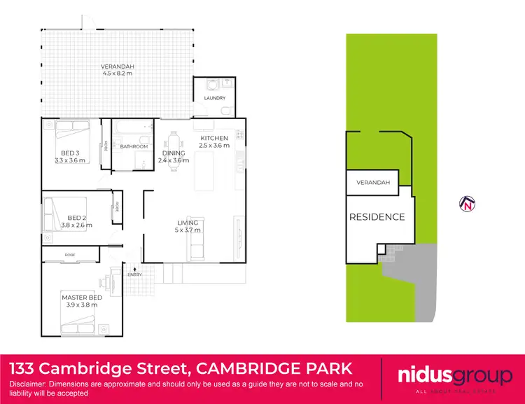 Floorplan of Homely house listing, 133 Cambridge Street, Cambridge Park NSW 2747