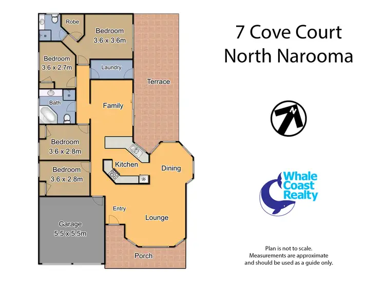 Floorplan of Homely house listing, 7 Cove Court, North Narooma NSW 2546
