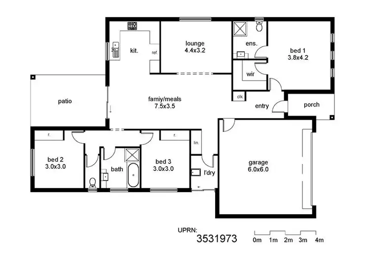 Floorplan of Homely house listing, 14 Dunes Crescent, North Lakes QLD 4509