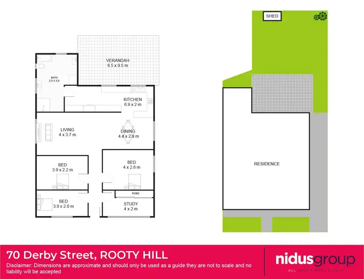 Floorplan of Homely house listing, 70 Derby Street, Rooty Hill NSW 2766