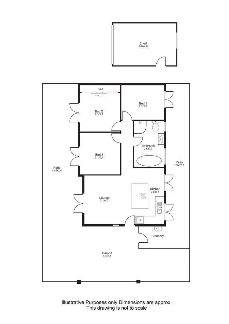 Floorplan of Homely house listing, 34 McFarlane Drive, Kanimbla QLD 4870