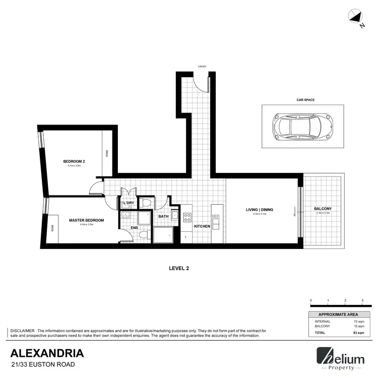 Floorplan of Homely apartment listing, 21/33 Euston Road, Alexandria NSW 2015