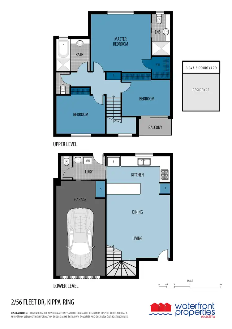 Floorplan of Homely unit listing, 2/56 FLEET DRIVE, Kippa-ring QLD 4021