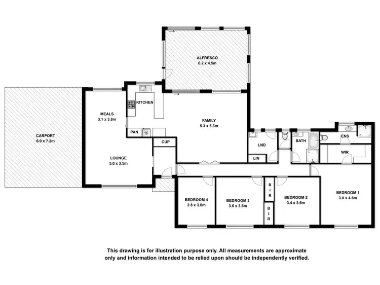 Floorplan of Homely house listing, 12 Mowbray Street, Millicent SA 5280